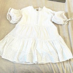 Just Me White Dress Size Medium with lining